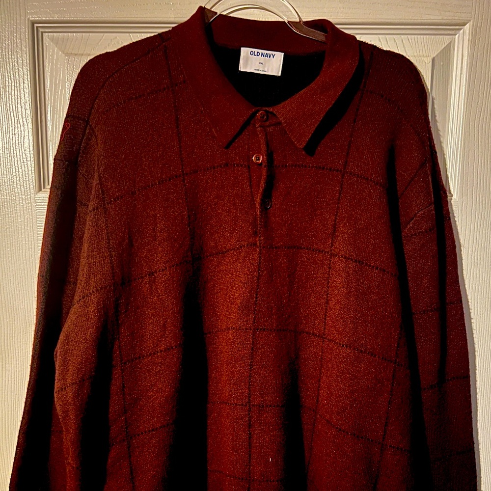 Brand New Old Navy Collared Sweater Size XXL